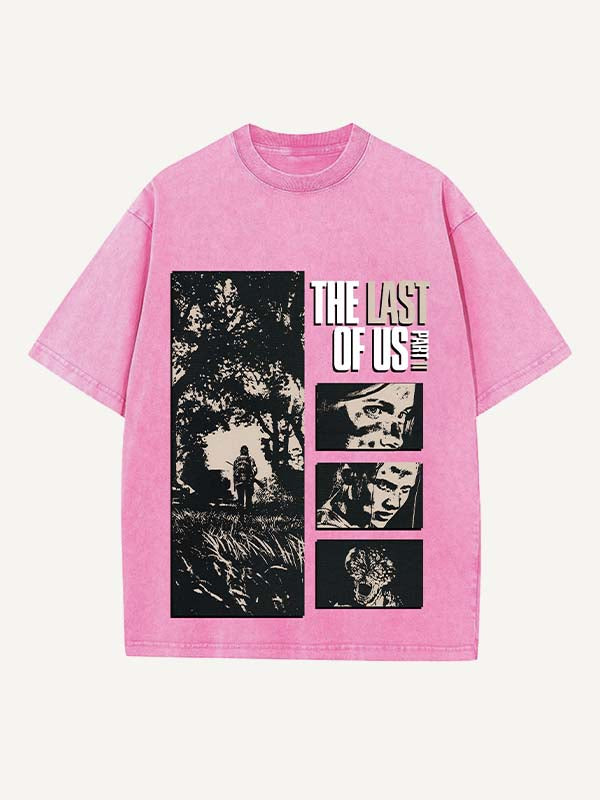 The Last of Us Print Round Neck T-shirt