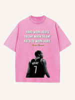 Kevin Durant Print Round Neck T-shirt