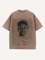 Marcus Rashford Print Round Neck T-shirt