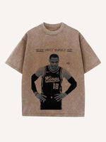 Russell Westbrook Print Round Neck T-shirt