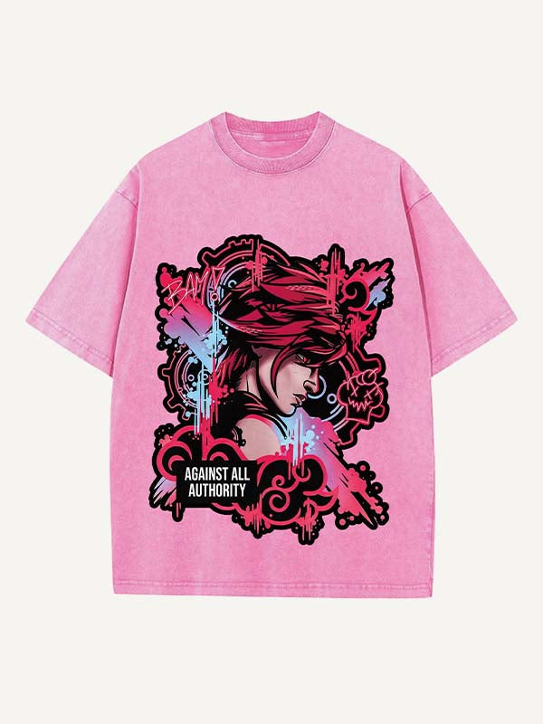 Arcane Print Round Neck T-shirt