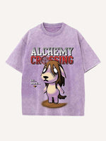 Fullmetal Alchemist Print Round Neck T-shirt