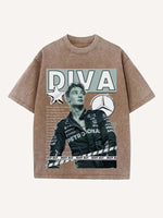 George Russell Print Round Neck T-shirt