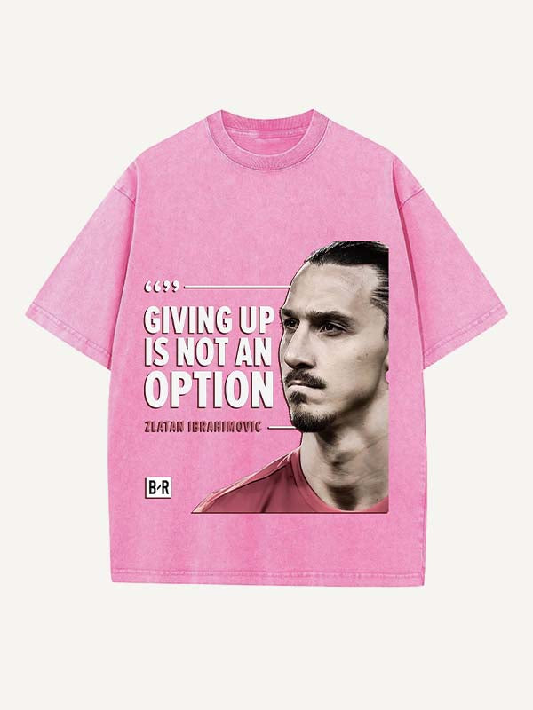 Zlatan Ibrahimović Print Round Neck T-shirt