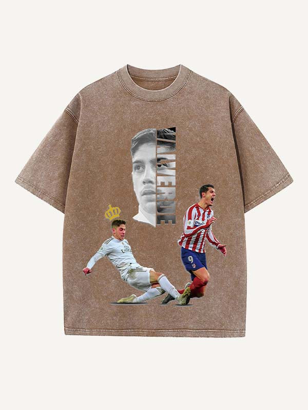 Federico Valverde Print Round Neck T-shirt