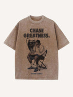 Ousmane Dembélé Print Round Neck T-shirt
