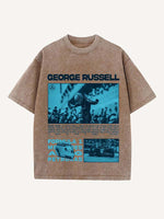 George Russell Print Round Neck T-shirt
