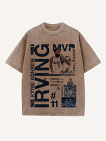 Kyrie Irving Print Round Neck T-shirt