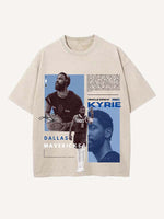 Kyrie Irving Print Round Neck T-shirt
