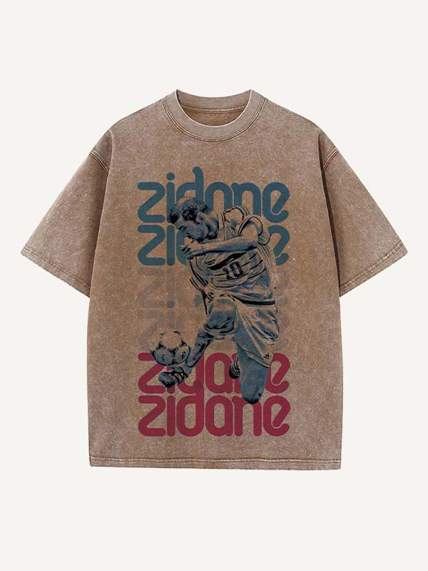 Zizou Print Round Neck T-shirt