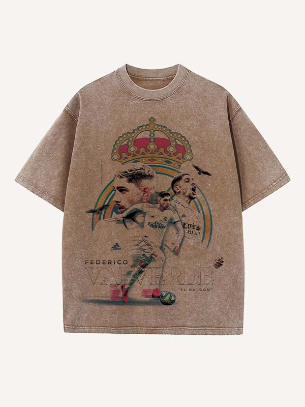 Federico Valverde Print Round Neck T-shirt