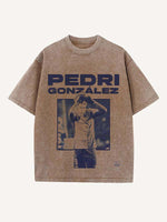 Pedri Print Round Neck T-shirt