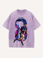 Pedri Print Round Neck T-shirt