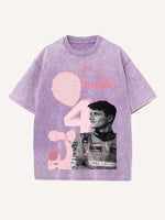 Lando Norris Print Round Neck T-shirt