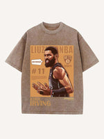 Kyrie Irving Print Round Neck T-shirt