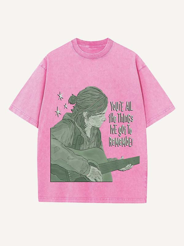 The Last of Us Print Round Neck T-shirt