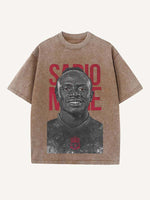 Sadio Mané Print Round Neck T-shirt
