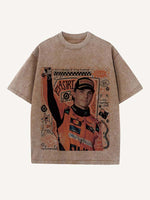 Oscar Piastri Print Round Neck T-shirt