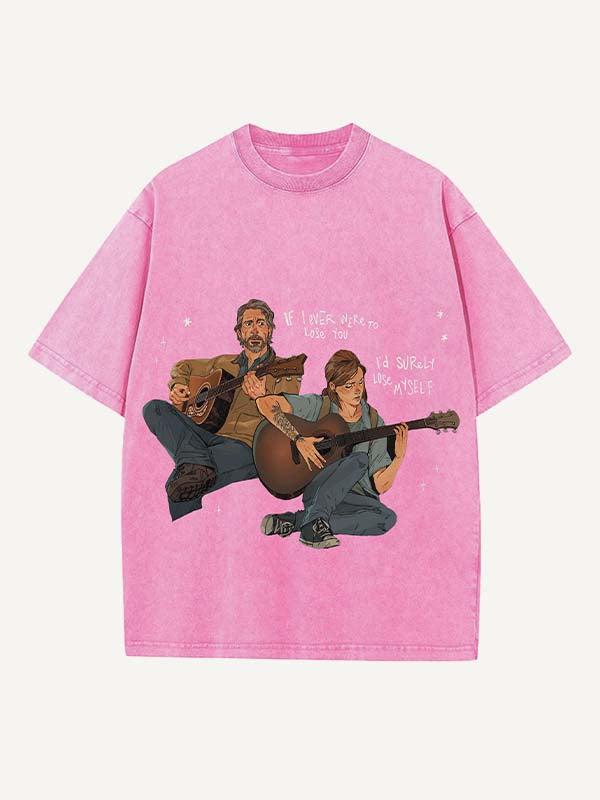 The Last of Us Print Round Neck T-shirt