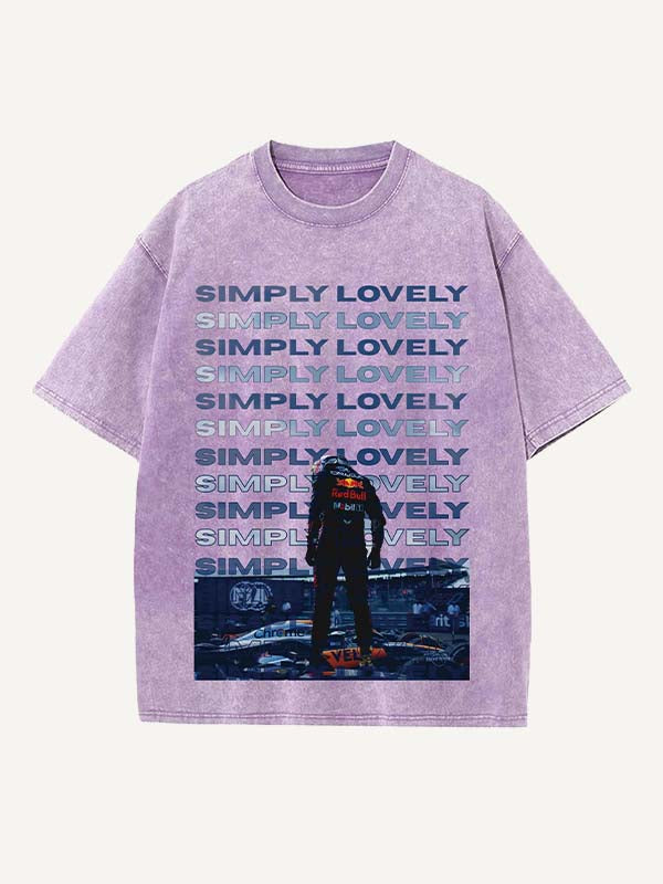 Max Verstappen Print Round Neck T-shirt