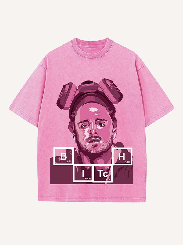 Breaking Bad Print Round Neck T-shirt