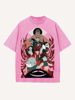 Fullmetal Alchemist Print Round Neck T-shirt