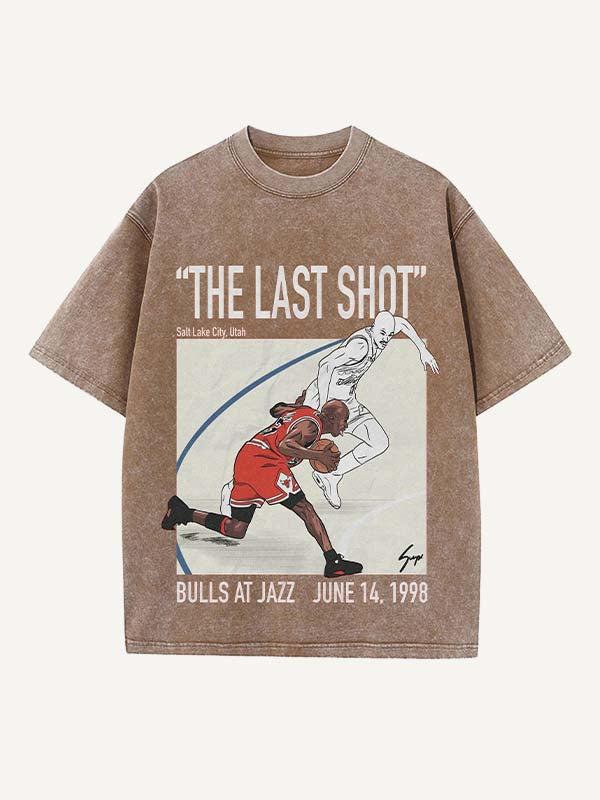 Michael Jordan Print Round Neck T-shirt