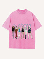 Euphoria Print Round Neck T-shirt