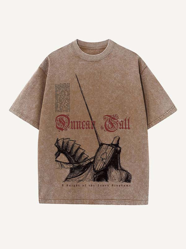 A Knight of the Seven Kingdoms Print Round Neck T-shirt