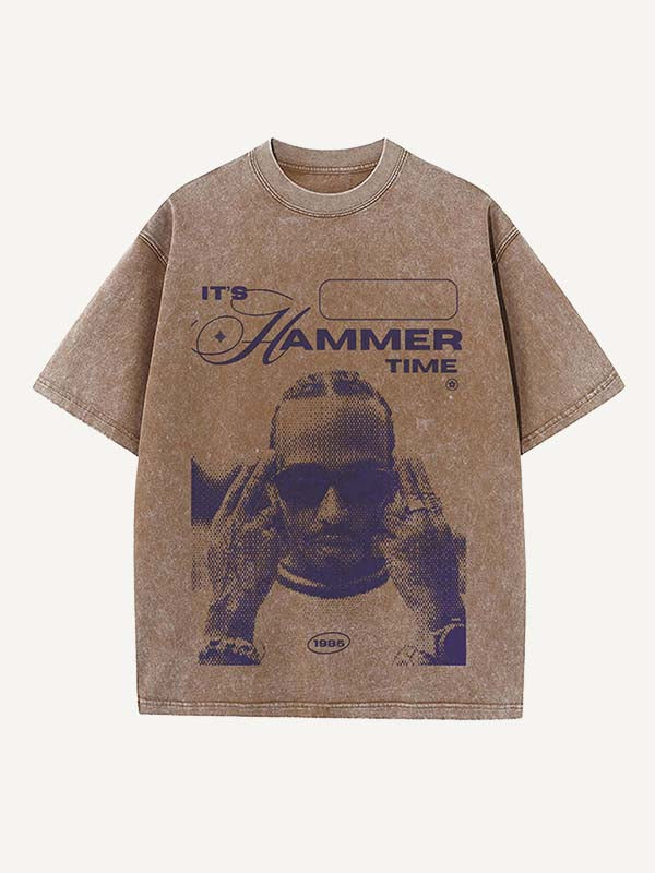 Lewis Hamilton Print Round Neck T-shirt