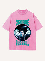 George Russell Print Round Neck T-shirt