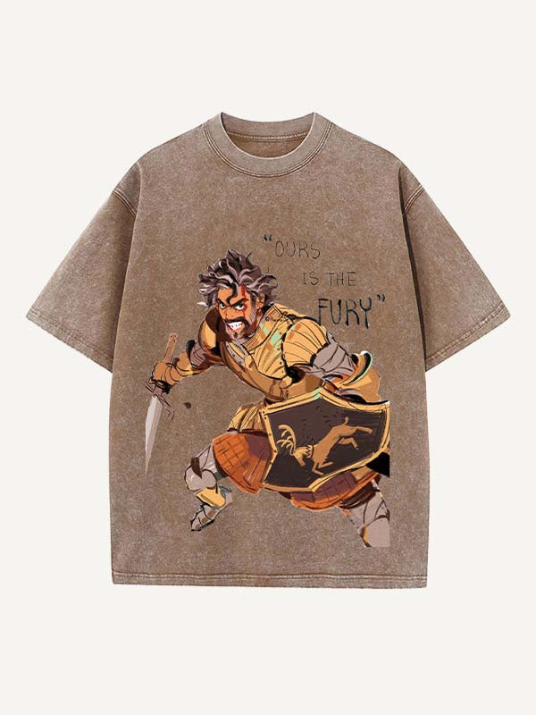 A Knight of the Seven Kingdoms Print Round Neck T-shirt