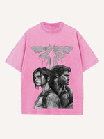 The Last of Us Print Round Neck T-shirt