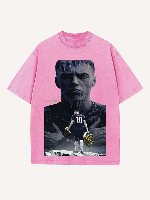 Cole Palmer Print Round Neck T-shirt