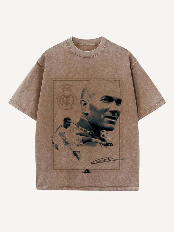 Zizou Print Round Neck T-shirt