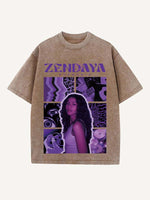 Euphoria Print Round Neck T-shirt