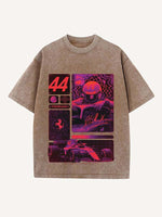 Lewis Hamilton Print Round Neck T-shirt