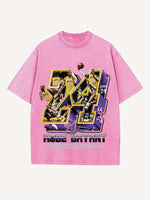 Kobe Bryant Print Round Neck T-shirt