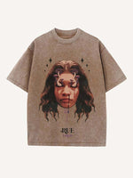 Euphoria Print Round Neck T-shirt