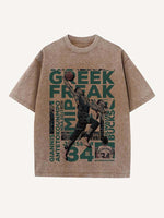Giannis Antetokounmpo Print Round Neck T-shirt