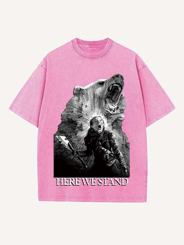 Game of Thrones Print Round Neck T-shirt