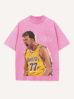 Luka Dončić Print Round Neck T-shirt