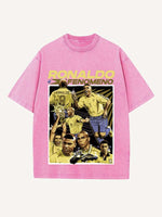 Ronaldo Print Round Neck T-shirt