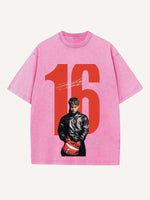 Charles Leclerc Print Round Neck T-shirt