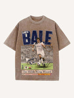 Gareth Bale Print Round Neck T-shirt