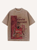 Kevin Durant Print Round Neck T-shirt