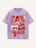 Carlos Sainz Print Round Neck T-shirt