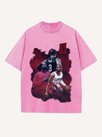Chris Paul Print Round Neck T-shirt