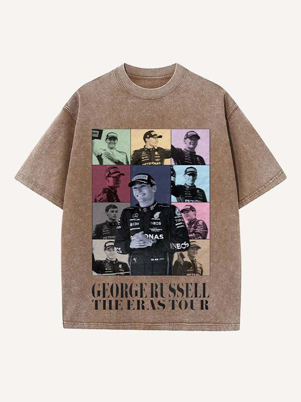 George Russell Print Round Neck T-shirt