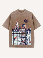 Carmelo Anthony Print Round Neck T-shirt